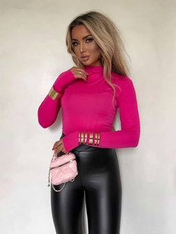 Bluzka SKIN gładka – różowa