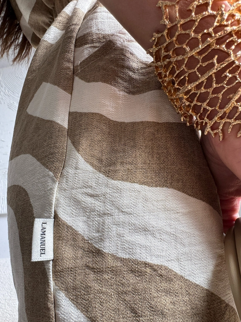 Komplet THE PALM beż