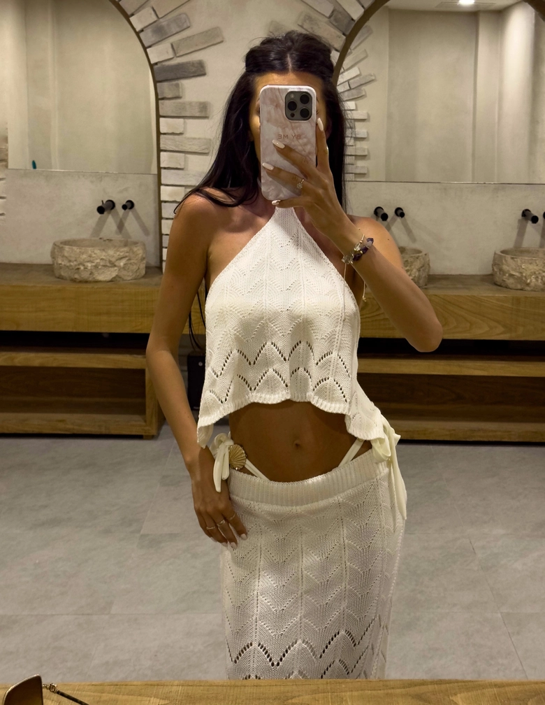 Komplet MARBELLA - ecru