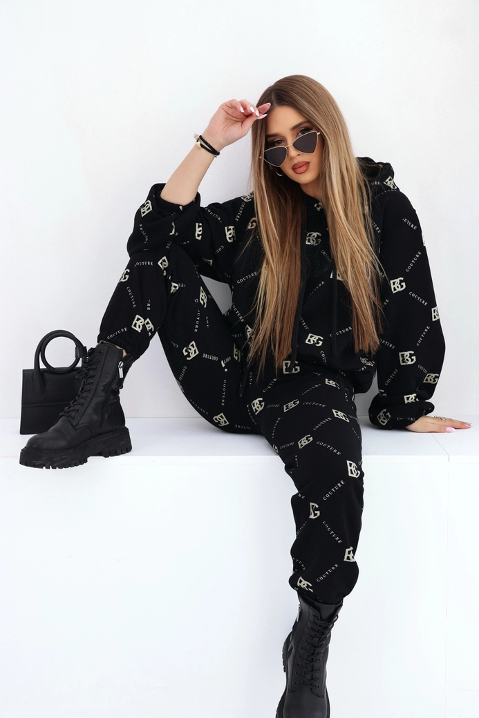 Dres damski BG Holo | czarny-złoty
