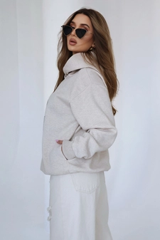 Bluza damska BG Diamond | beż melanż