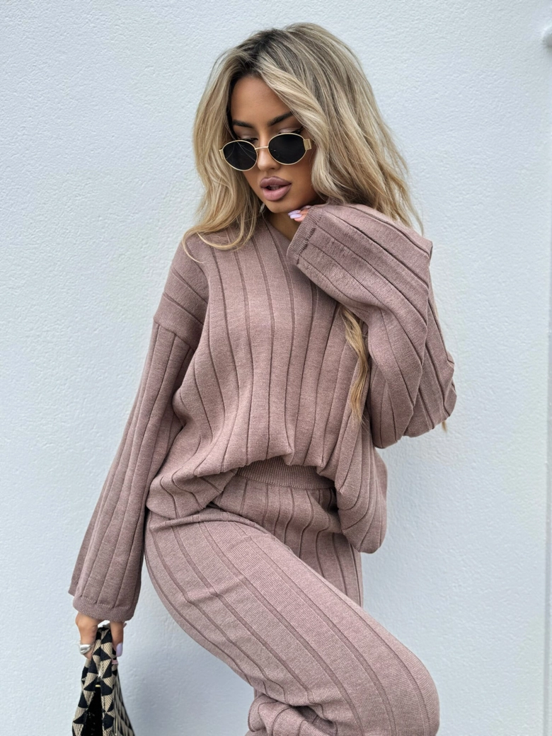 Komplet CANDICE – mokka