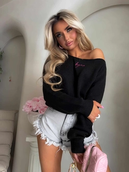 Sweter HERMES – czarny