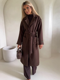 Płaszcz BOSS – czekoladowy