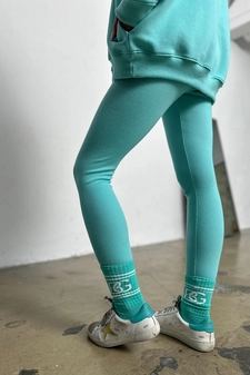 Legginsy damskie BG Fit me | mięta G19347