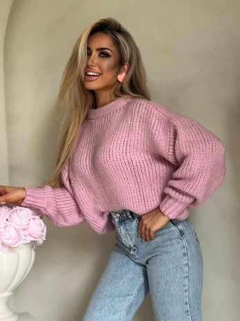 Sweter LEGEND – jasny róż