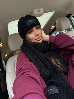 Szalik HOUSE czarny LAM18365