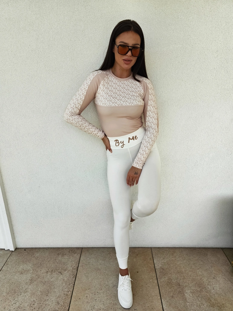 Bluzka VENUS II logo - jasny beż