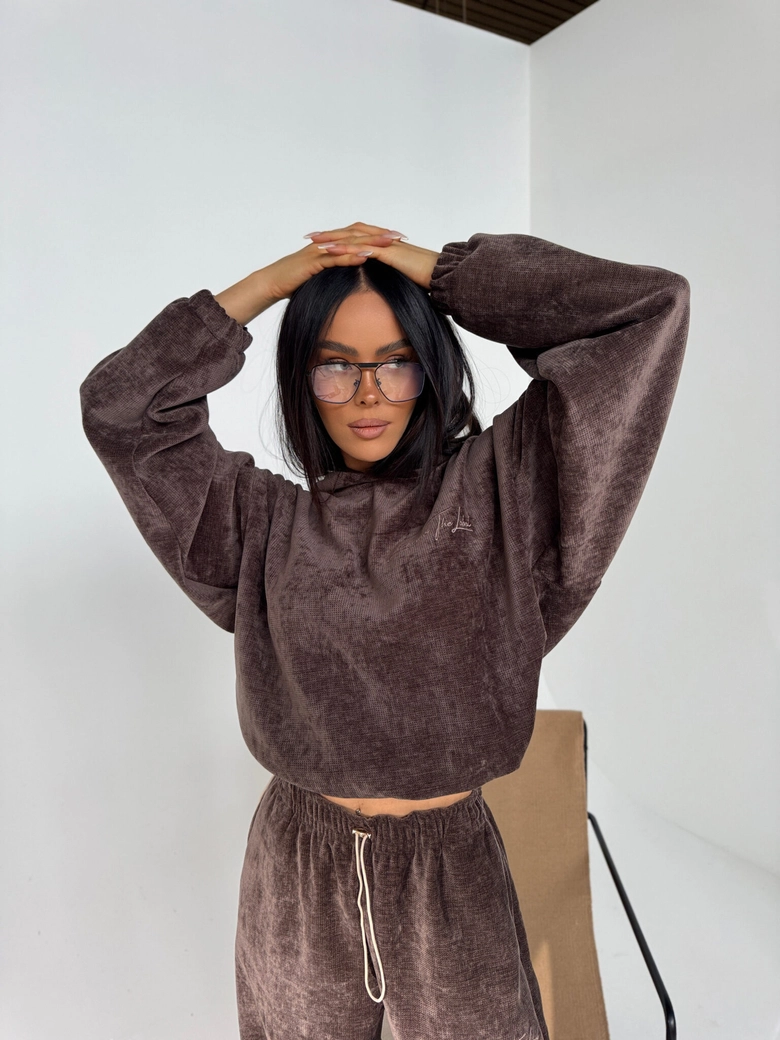 Bluza QUEEN czekolada