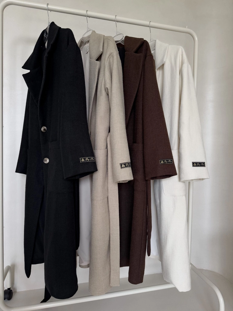 Płaszcz BOSS – beżowy