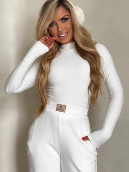 Bluzka SKIN gładka – ecru