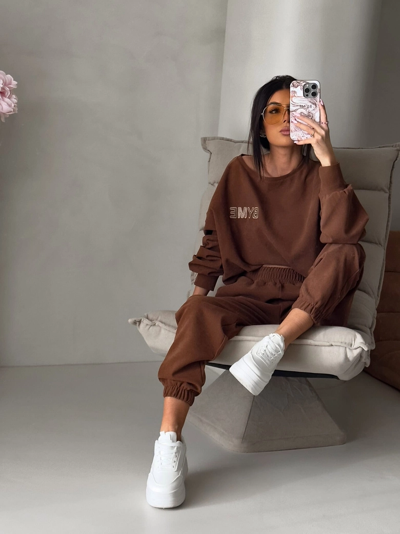 Komplet NOIR – karmelowy