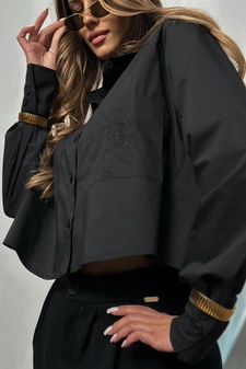 Koszula damska BG Symbiosis | czarny O19318