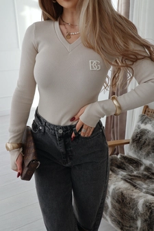 Body damskie BG Lick | beż