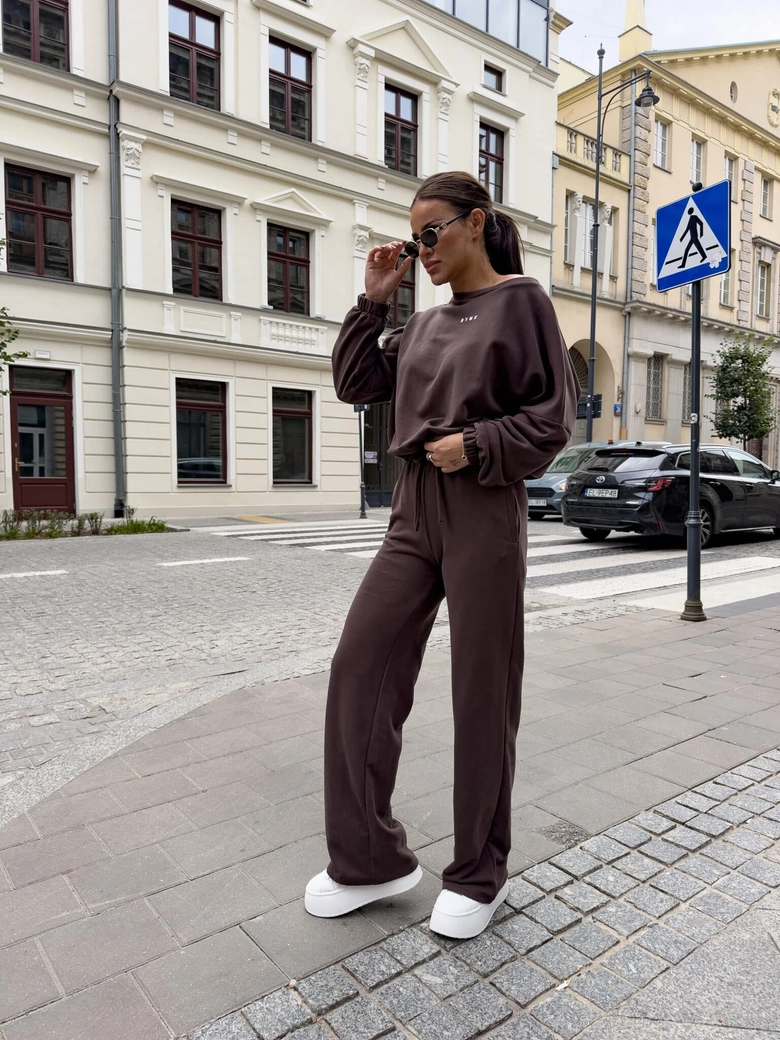 Komplet SYDNEY - czekoladowy