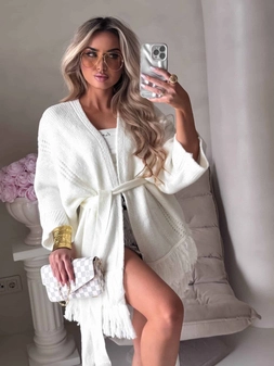 Kardigan ORIANA - ecru