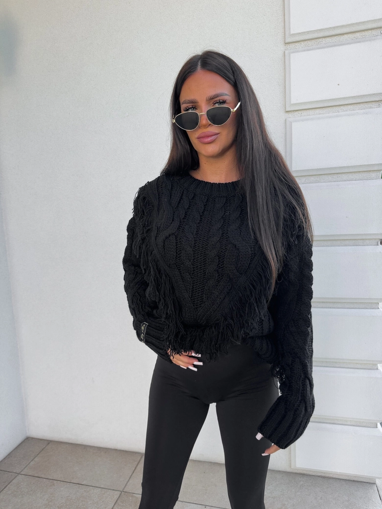 Sweter INDIANA - czarna