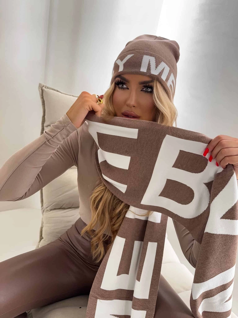 Czapka BY ME - mokka