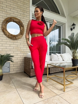 Komplet DELANI ROSE – czerwony