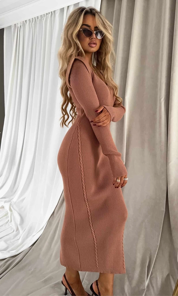 Sukienka LORDIS - carmel