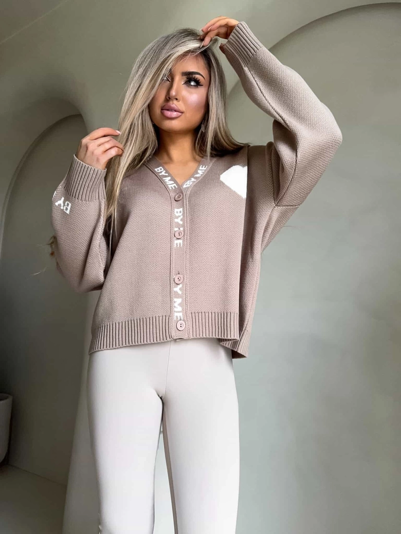 Kardigan SERCA - beżowy