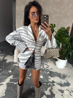 Koszula SAVANNA szara