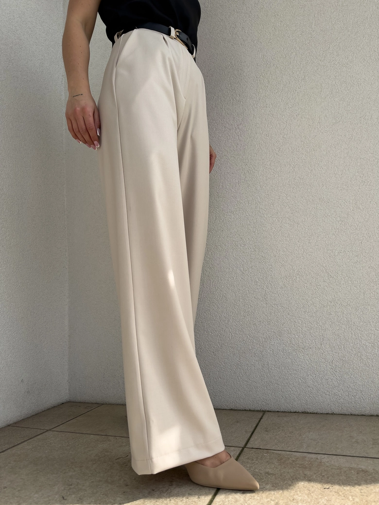 Spodnie SIMPLE - jasny beż T17745