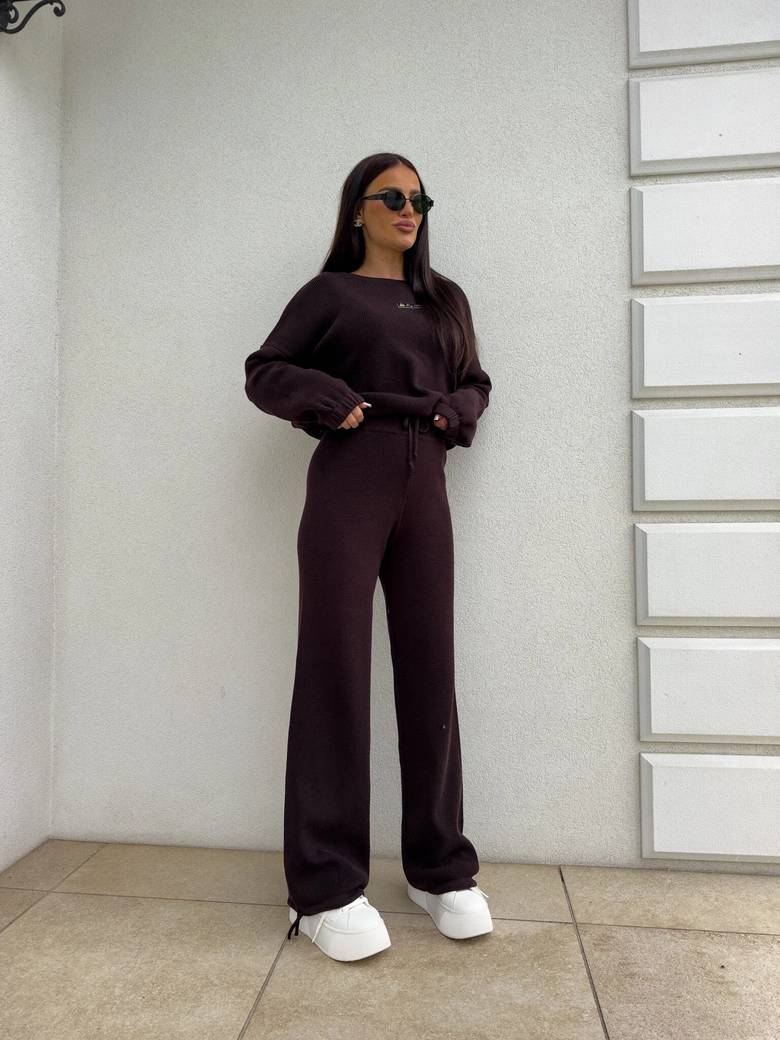 Komplet CANVAS – czekoladowy