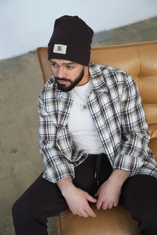 Czapka BG Fuel | gorzka czekolada