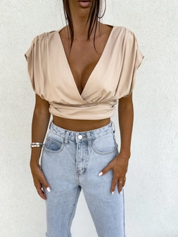 Bluzka VIBE - beżowa C16550