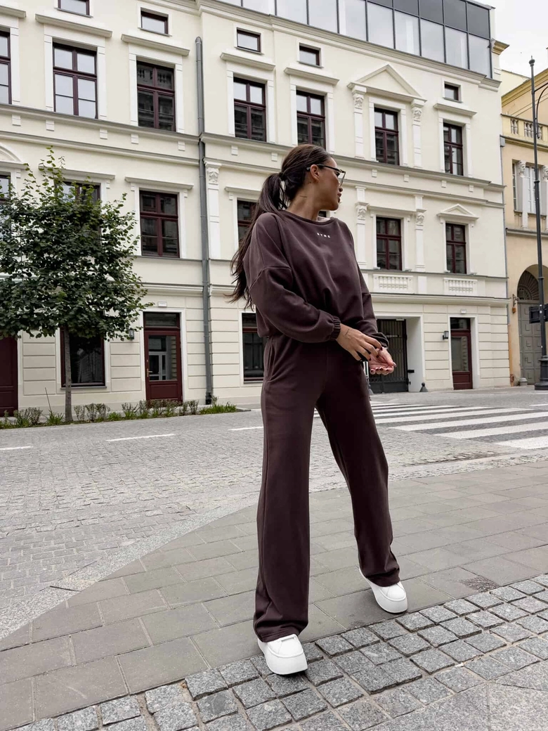 Komplet SYDNEY - czekoladowy