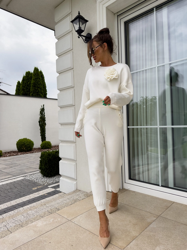 Komplet DELANI LONG – ecru N16588