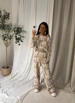 Komplet MORE – beżowy