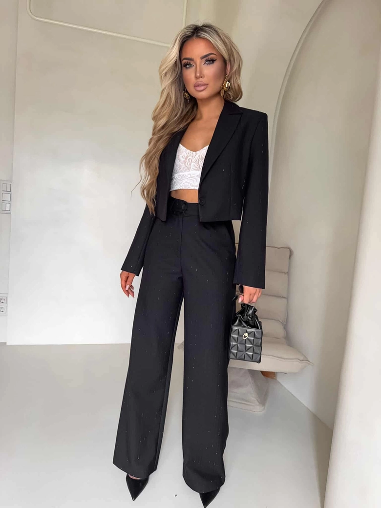 Komplet CEKINY – czarny