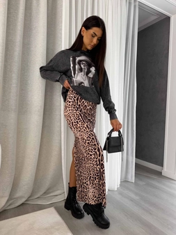 Dekatyzowana bluza IMAGE - czarna