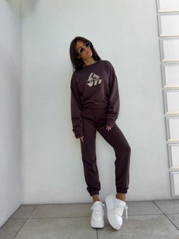 Bluza LUXIT – czekoladowa