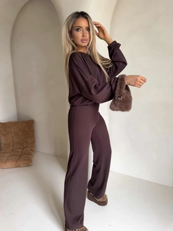 Komplet ANGEL NEW – czekoladowy