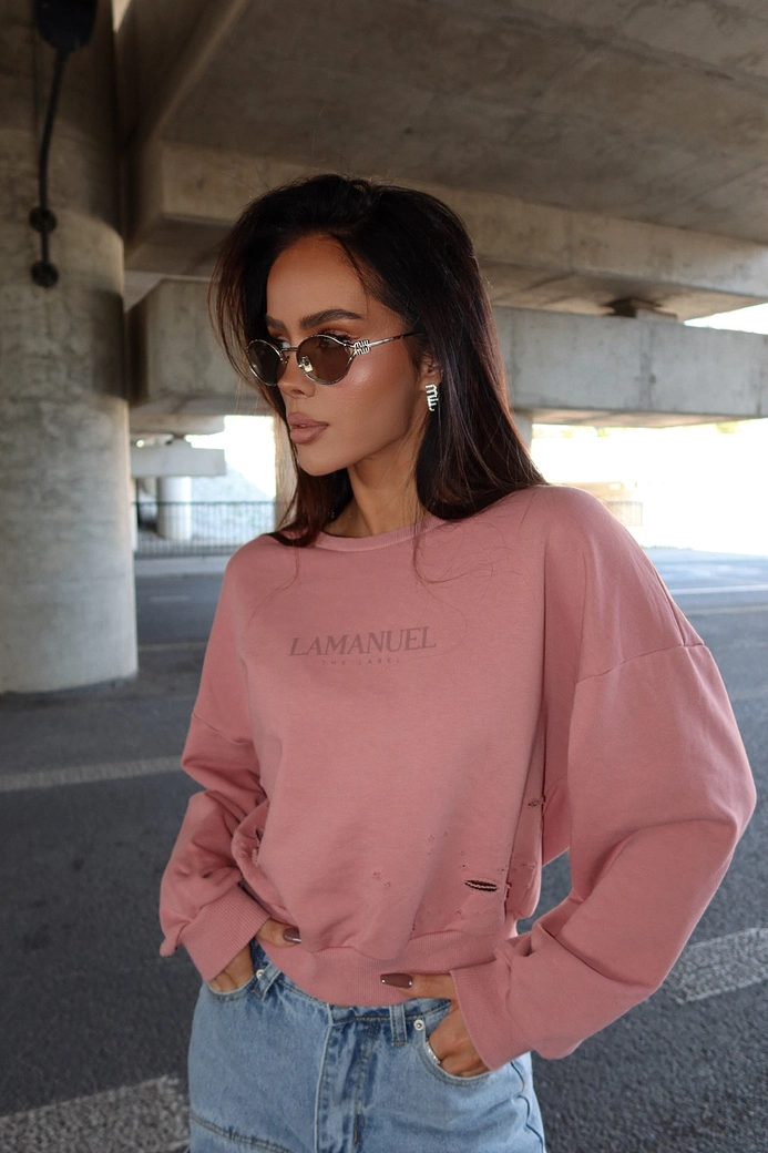 Bluza ABOUT brudny róż