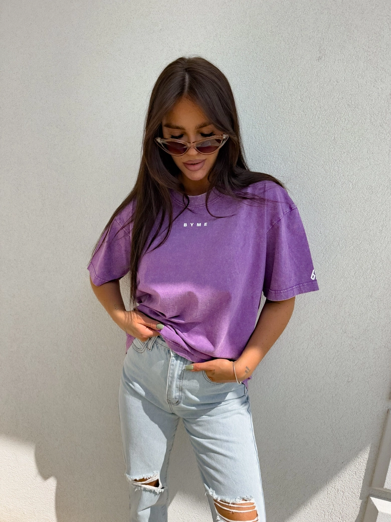 T-shirt PLAY - fioletowy