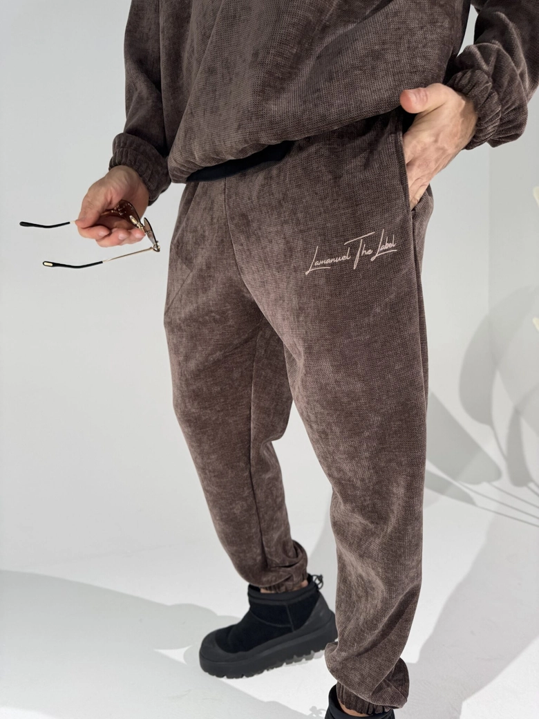 Spodnie KING czekolada