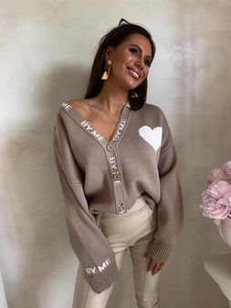 Kardigan SERCA - beżowy