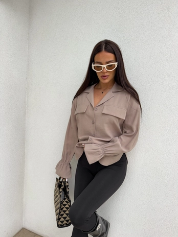 Koszula KEILA - beżowa