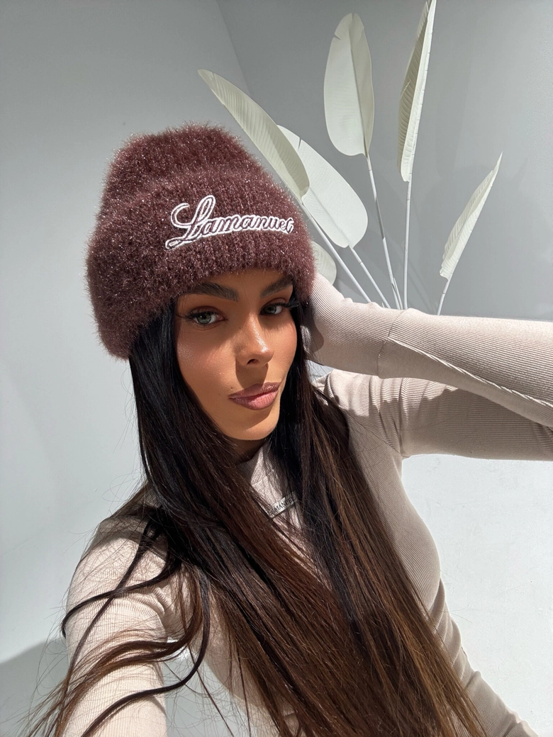 Czapka SNOWY czekolada