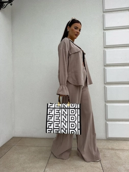 Koszula KEILA - beżowa