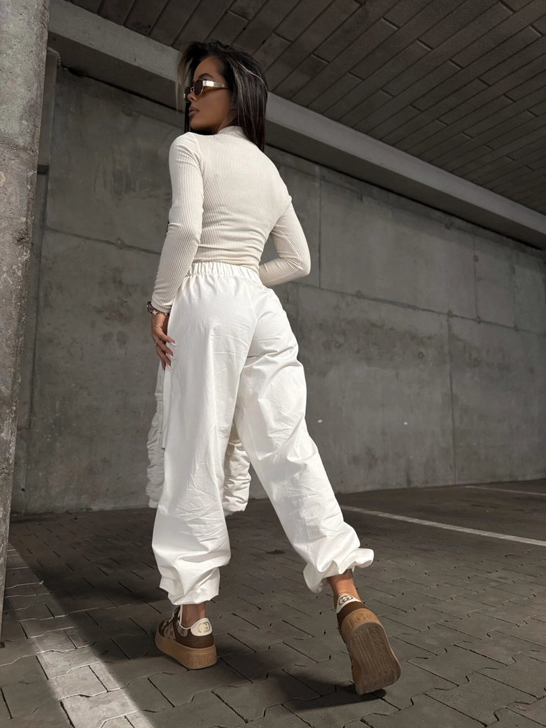 Spodnie NOTHING ecru T16208