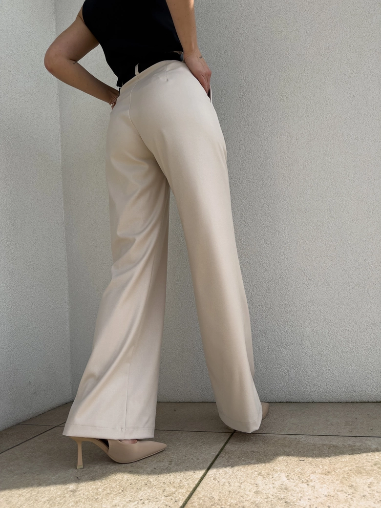 Spodnie SIMPLE - jasny beż T17745