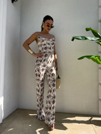 Kombinezon LUXURY – szaro-beż