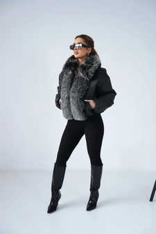 Kurtka damska BG Luxury | czarny