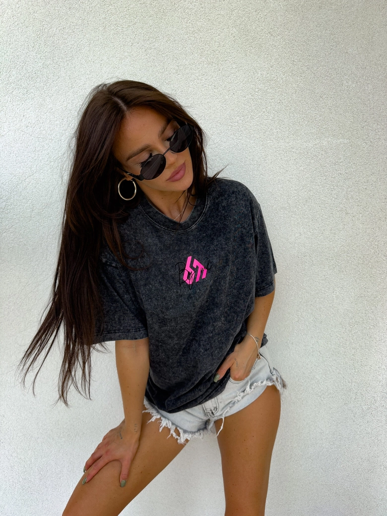 T-shirt MONETTE - czarny