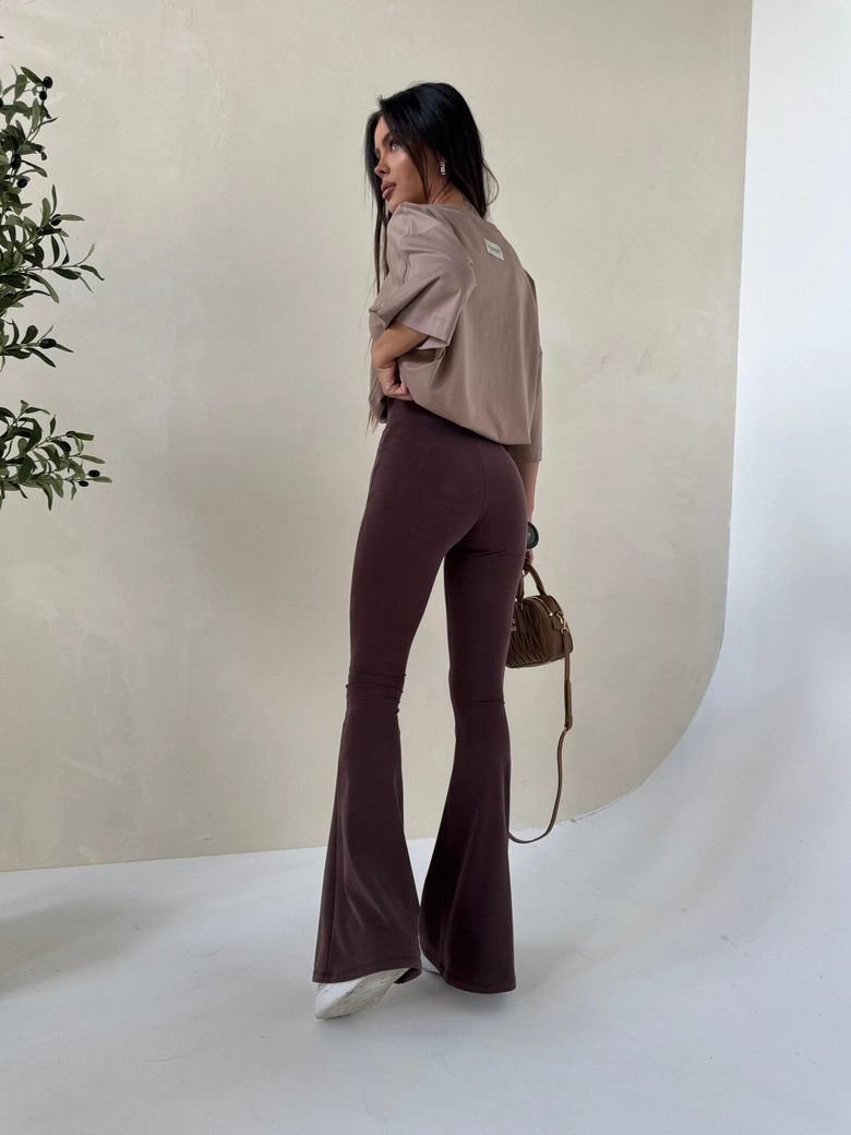 Legginsy BLESSED czekolada